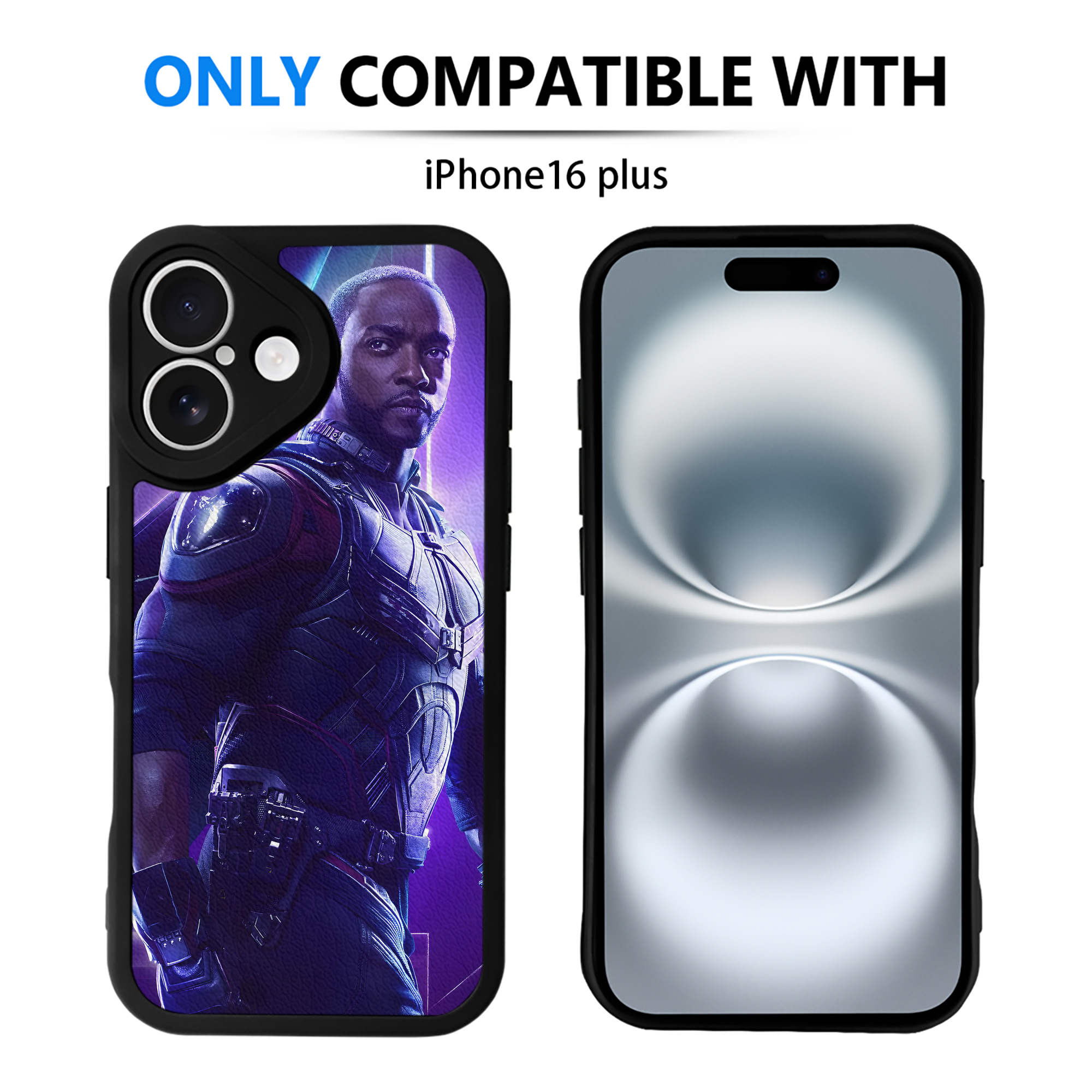 （画像用） アベンジャーズ The Avengers 【iPhone 16シリーズ対応】シリコンスマホケース（レザー調） 材質：シリコン